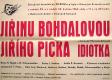 Trhové Sviny, Igla, činoherní div. soubor ZV ROH, Idiotka – plakát, 1965