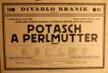 Praha-Braník, SDO, Divadlo Braník, Potasch a Perlmutter - plakát, 1930