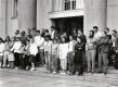 Lysá nad Labem, Divadlo AHA, vítání souboru na NP Jiráskův Hronov 1987