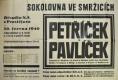Prostějov, NS, Petříček a Pavlíček - plakát, 1940