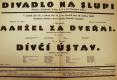 Divadlo Na Slupi, Manžel za dveřmi - plakát, 1929