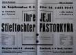 Chvojenec, Národní souručenství, Její pastorkyňa - plakát, 1941