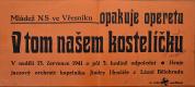 Vřesník, MNS, V tom našem kostelíčku - plakát, 1941