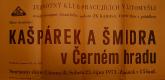 Vysoké Mýto, Karosa, Kašpárek a Šmidra v Černém hradu - plakát, 1971