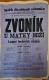 Nová Paka, SDO, Zvoník u Matky Boží - plakát, 1885
