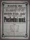 Česká Lípa, DrO 33. pluku legionářského, Poslední muž, Svoboda, r. Vyleta, 1919 - plakát