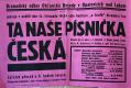 Opatovice nad Labem, Občanská beseda, Ta naše písnička česká  - plakát, 1940