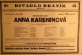 Praha-Braník, SDO,  Divadlo Braník, Anna Kareninová - plakát, 1930