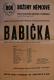 Pardubice, SDO, Babička - plakát, 1950