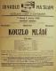 Praha-Nusle, Lidová scéna, Kouzlo mládí Divadlo Na Slupi - plakát, 1928