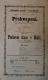 Sezemice, Ochotníci, Překvapení - Poštovní štace v Hulči - plakát, 1868