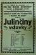 Ostroměř, Komenský, Julinčiny vdavky - plakát, 1922