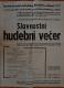 Libáň, Bozděch, 100. výročí prvního ochotnického divadla v Libáni, Hudební večer, 1940