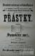 Velká Řetová, Ochotníci, Přástky - plakát, 1899
