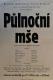 Lázně Bohdaneč, Sokol, Půlnoční mše - plakát, 1960