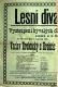 Praha, bývalí členové pražských divadel, Václav Hrobčický z Hrobčic, Lesní divadlo Praha-Krč - plakát, 1916