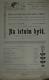 Praha-Nové Město, Lidové divadlo čtenářsko zábavní spolek Hálek, Na letním bytě - plakát, 1901