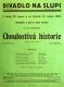 Praha-Nové Město, Divadlo Na Slupi, Choulostivá historie - plakát, 1931