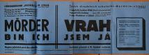 Libáň, Bozděch, Vrah jsem já - plakát, 1942
