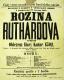 Havlíčkův Brod, SDO, Rozina Ruthardova aneb Obležení Kutné Hory 1302 - plakát, 1875
