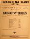 Praha-Nové Město, Divadlo Na Slupi, Krasocitný Budulín - plakát, 1933