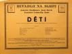 Praha-Nové Město, Divadlo Na Slupi, Děti - plakát, 1934