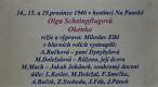 Žirovnice, Spolek divadelních ochotníků, Okénko, 1946