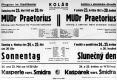 Mladá Boleslav, Kolár - plakáty 1936-1950, MUDr. Praetorius, Slunečný den, Kašpárek versus Šmidra, 1942
