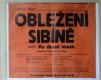 Ledenice, Muzeum loutek - František Fink, Loutkové divadlo Josefa Finka, Obležení Sibíně, aneb, Po deseti letech - plakát