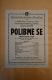 Nová Paka, SDO, Polibme se - plakát, 1933