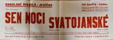 Jevíčko, Sokol, Sen noci svatojánské - plakát, 1949