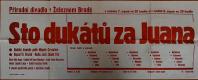 Železný Brod, Sto dukátů za Juana - plakát