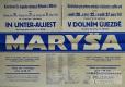 Dolní Újezd, Kuratorium, Maryša - plakát, 1944