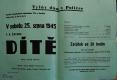 Polička, Ochotníci, Dítě - plakát, 1945