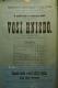 Polička, Ochotníci, Vosí hnízdo - plakát, 1890