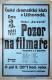 Ukrajina, Užhorod, Český dramatický klub, Pozor na filmaře - plakát, 1927