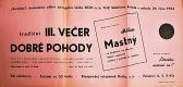 Slatiňany, Vrchlický, Večer dobré pohody - plakát, 1953