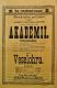 Polička, Studenti, Akademie - Veselohra - plakát, 1884