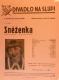Praha-Nové Město, Divadlo Na Slupi, Sněženka - plakát, 1935
