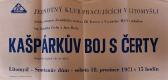 Vysoké Mýto, Karosa, Kašpárkův boj s čerty - plakát, 1971