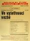 Praha-Nové Město, Divadlo Na Slupi, Ve vyšetřovací vazbě - plakát, 1937