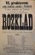 Pardubice, SDO, Rozklad - plakát, 1893