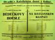 Kolín, Katolický dům, Dědečkovy housle - Na Kozlanském klepáči - plakát, 1929