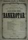 Praha-Smíchov, Ochotnické divadlo U zlatého anděla, Bankrotář - plakát, 1864