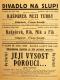 Praha-Nové Město, Divadlo Na Slupi,  Kašpárek mezi Turky - Kašpárek, Rik, Mik a Fik - Robinson Crusoe - Její Výsost poroučí... - plakát, 1932