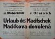 Blata, Havlíček, Macíčkova dovolená - plakát, 1944