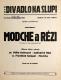 Praha-Vinohrady, Česko-židovské sdružení, Modche a Rézi, v Divadle Na Slupi - plakát, 1934