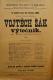 Polička, Ochotníci, Vojtěch Žák, výtečník - plakát, 1895