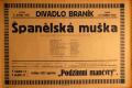 Praha-Braník, Divadlo Braník, Španělská muška - plakát, 1927