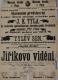 Plzeň, SDO Tyl, Jiříkovo vidění – plakát, 1883